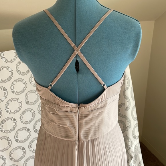 Formal Long Dress Crystal Doll Pleated 5 - Picture 5 of 12